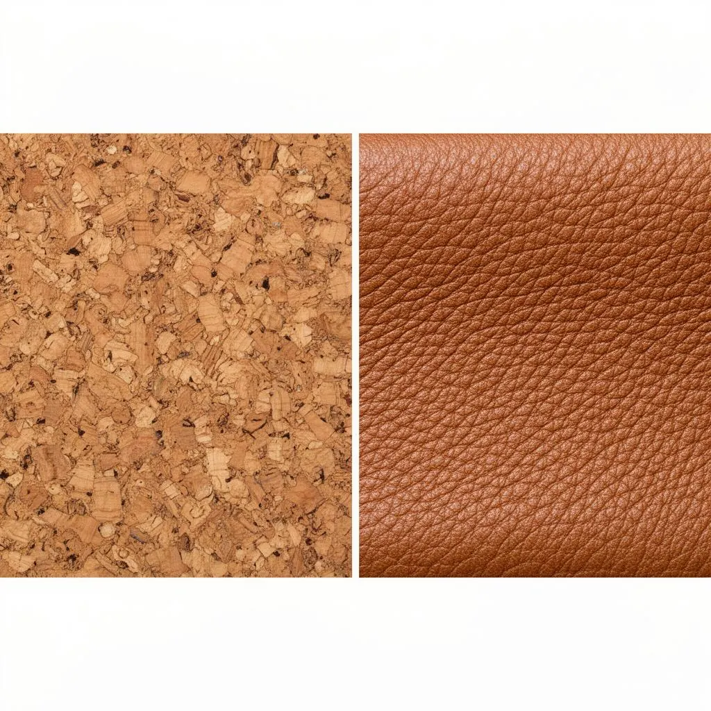 Kork vs. syntetiske materialer